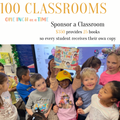 Sponsor a Classroom: 100 Classrooms. One Inch at a Time