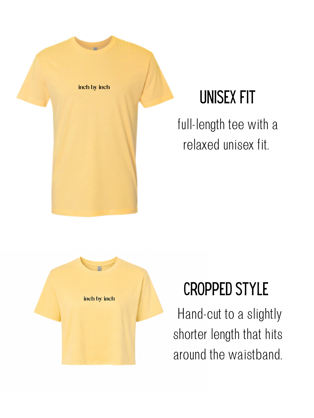 Inch by Inch Tee