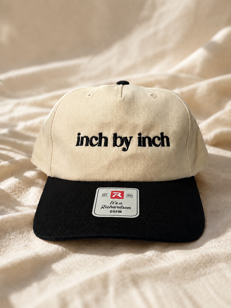 Inch by Inch Embroidered Hat